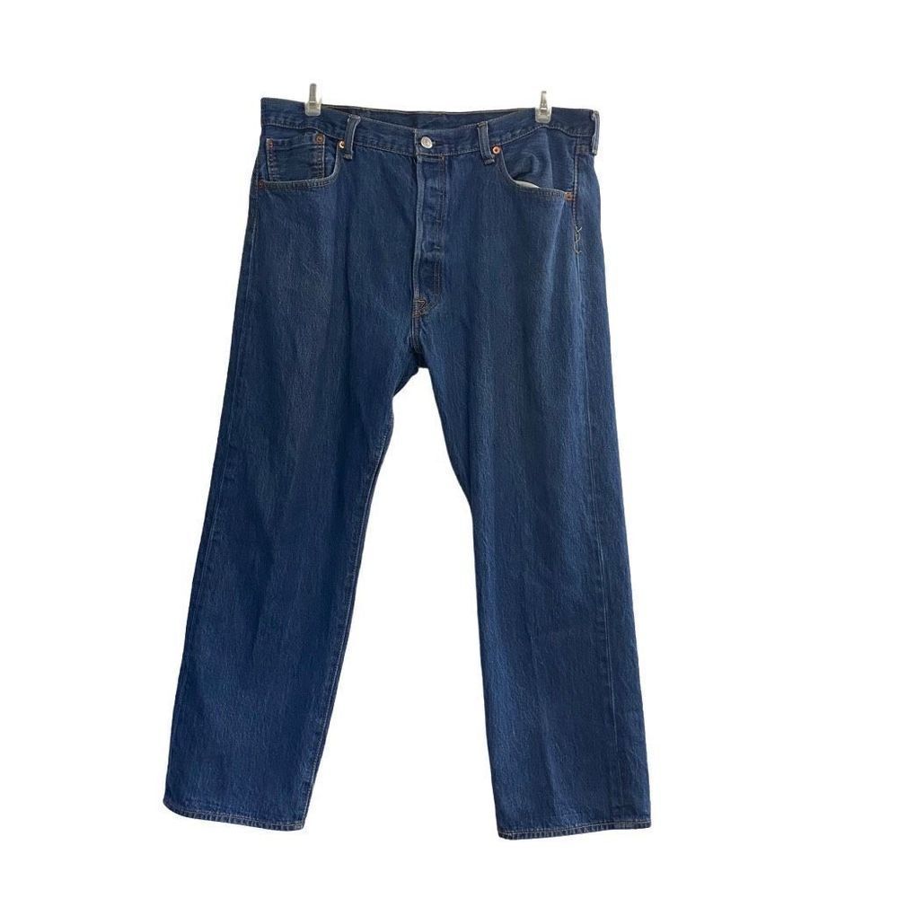 LEVI STRAUSS Men’s 501 Buttonfly Jeans Size 40/30‎ Blue Measures Smaller&Shorter